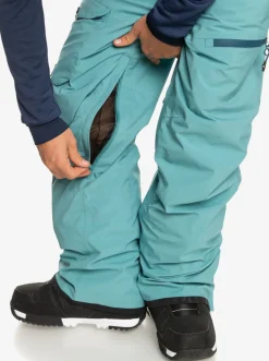 Quiksilver Snow Pants|Utility Technical Snow Bib Pants Brittany Blue