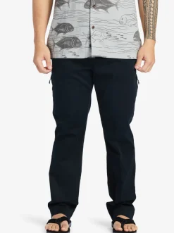 Quiksilver Pants|Waterman After Surf Elastic Waist Pants Black