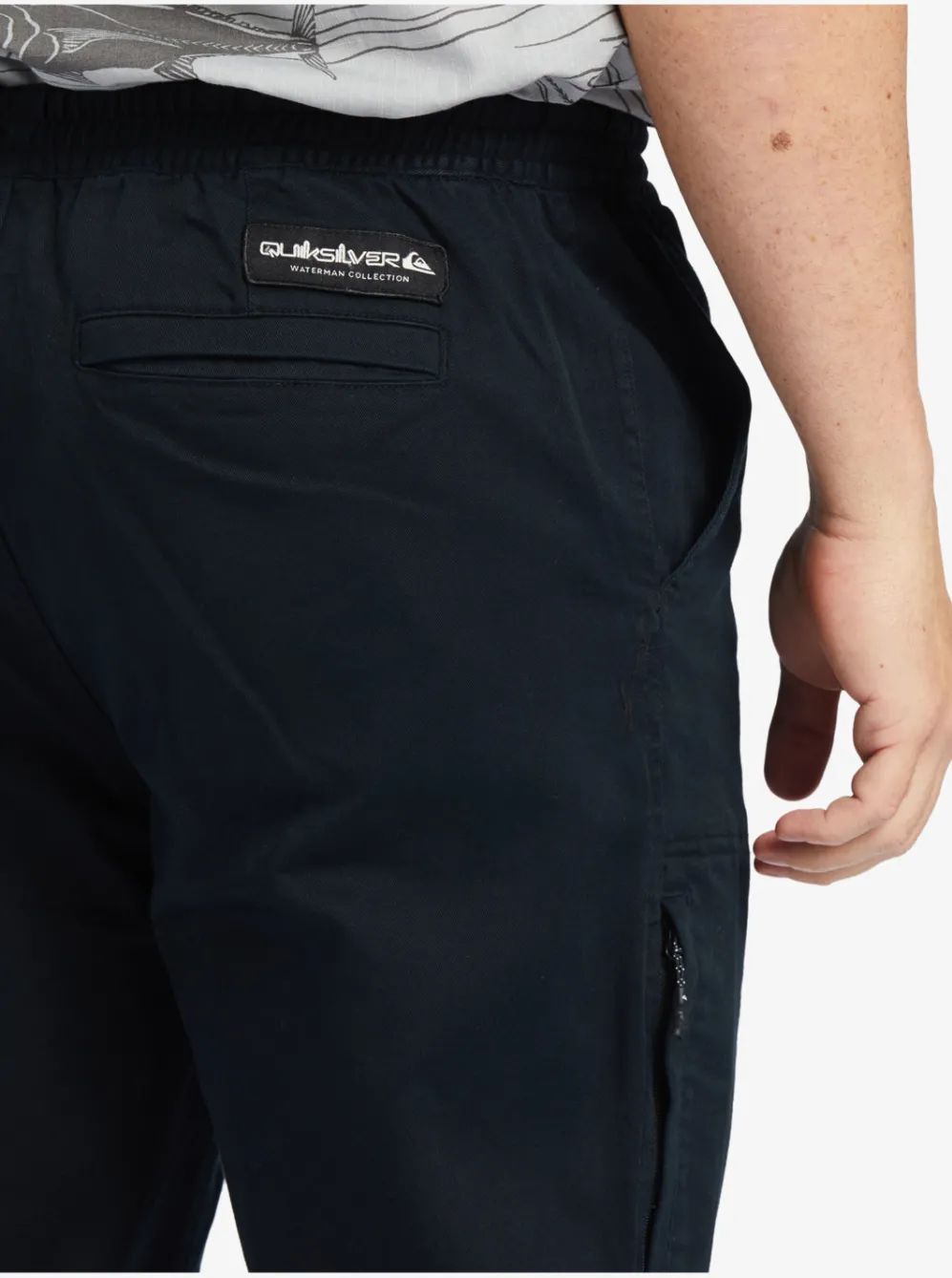 Quiksilver Pants|Waterman After Surf Elastic Waist Pants Black
