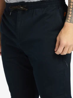 Quiksilver Pants|Waterman After Surf Elastic Waist Pants Black