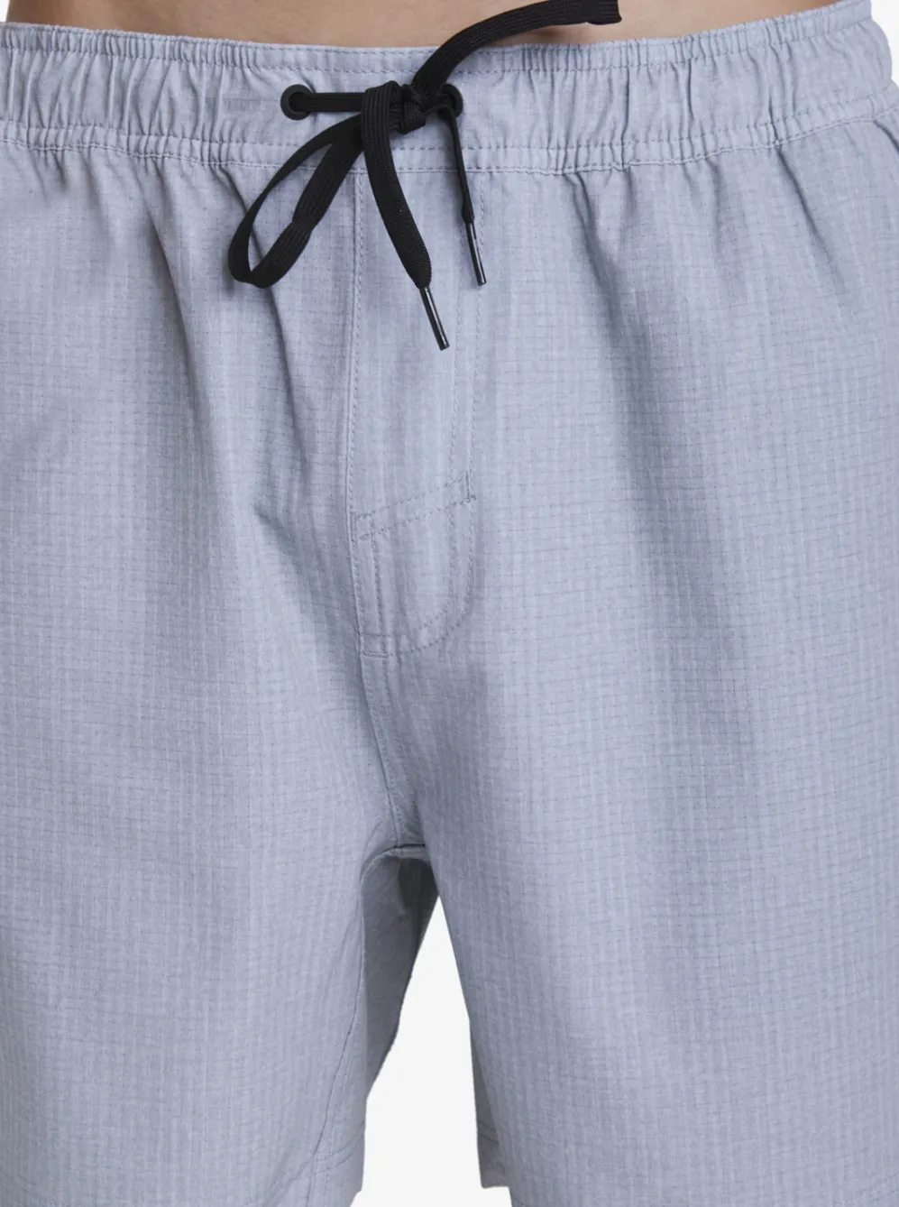 Quiksilver Elastic Waist|Waterman After Surf Stretch 20" Amphibian Boardshorts Light Grey Heather