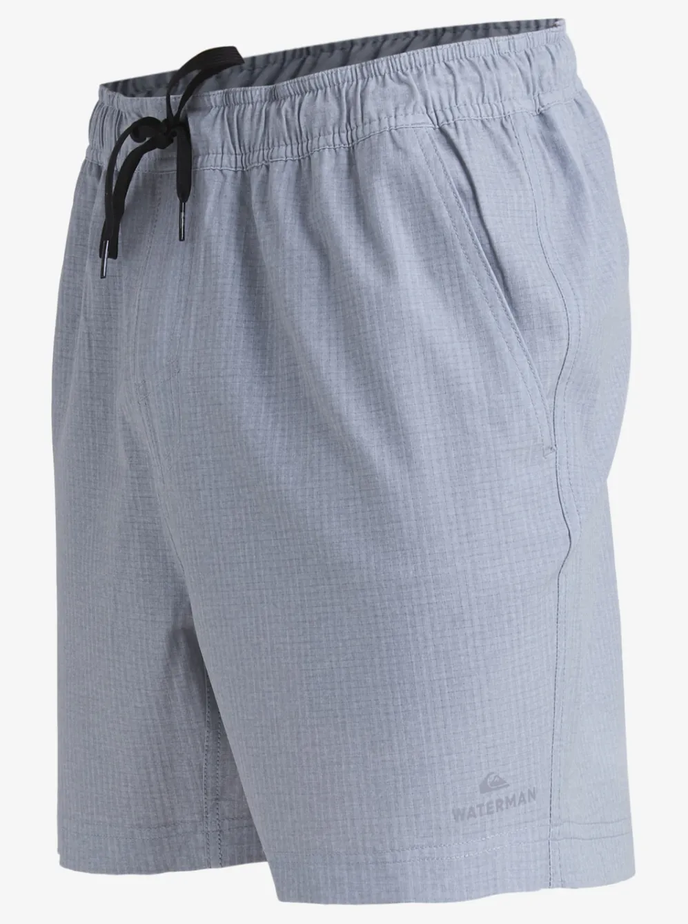 Quiksilver Elastic Waist|Waterman After Surf Stretch 20" Amphibian Boardshorts Light Grey Heather