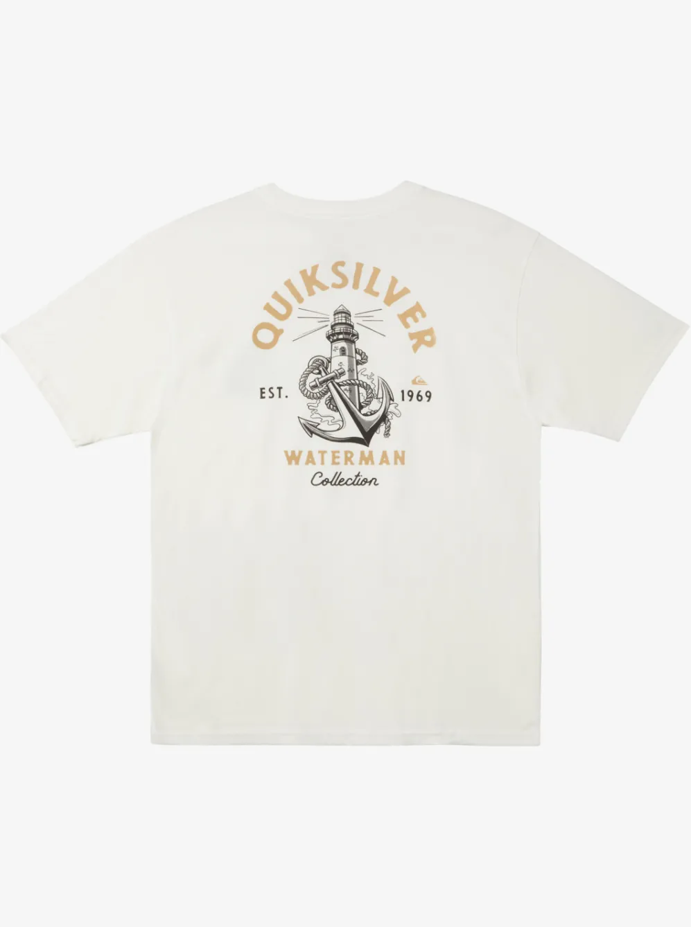 Quiksilver Tees|Waterman Anchors Away Qt-Shirt Snow White