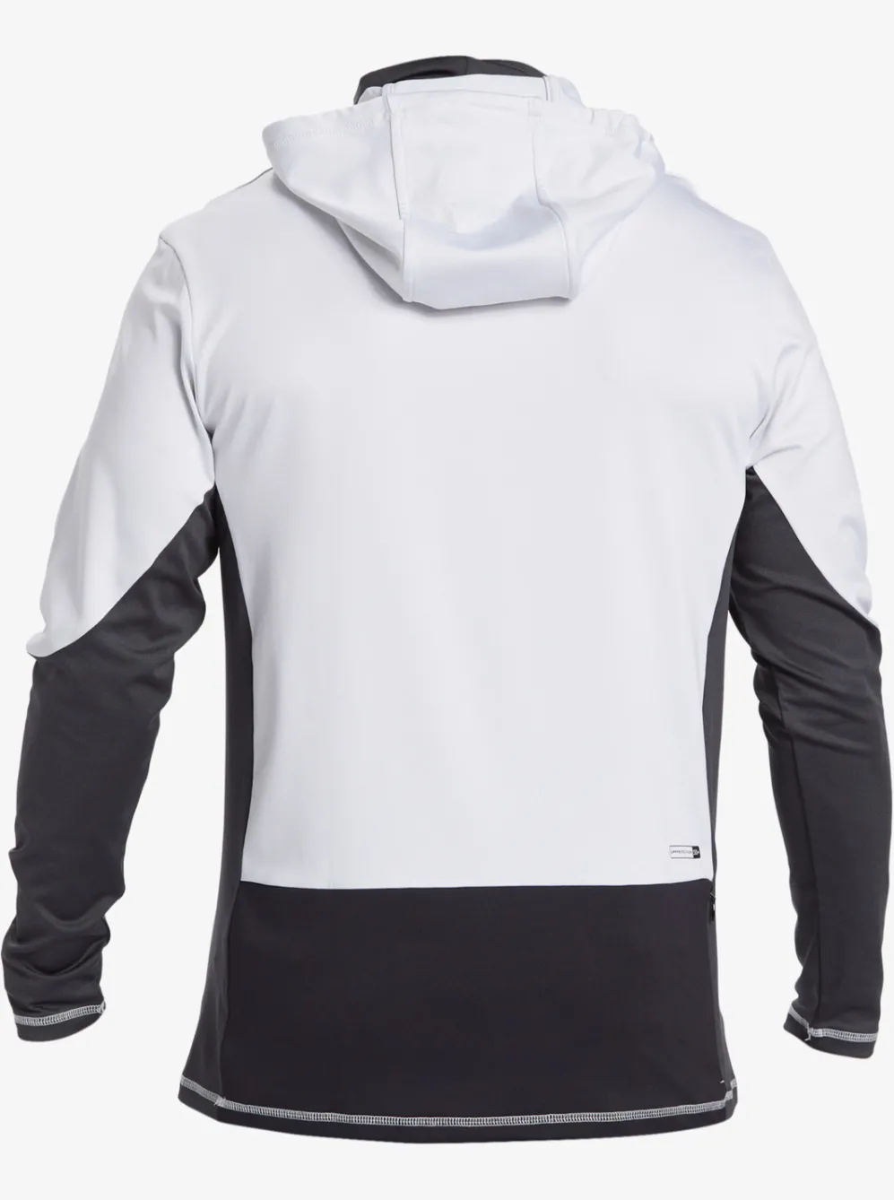 Quiksilver Rashguards|Waterman Angler Hooded Upf 50 Long Sleeve Surf Tee White