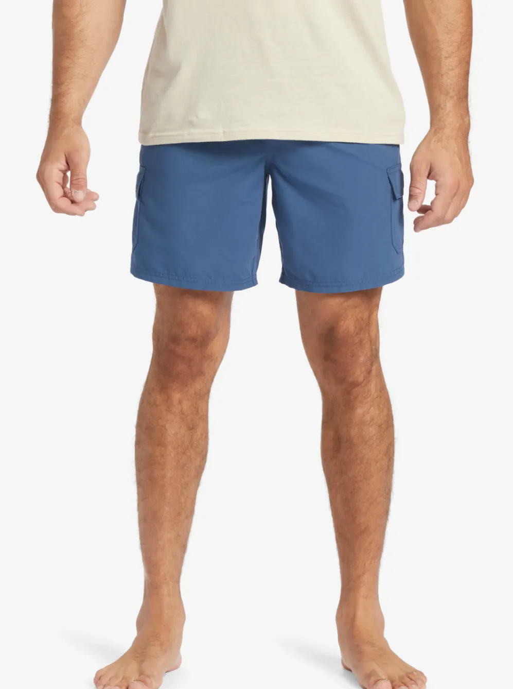 Quiksilver Elastic Waist|Waterman Balance 18" Volleys Ensign Blue Heather
