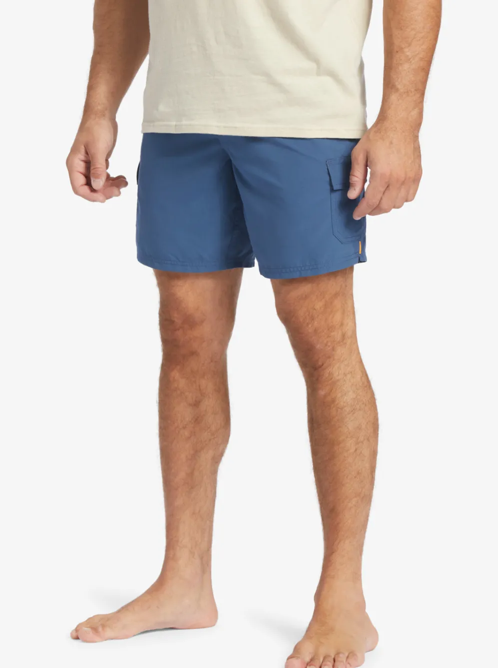 Quiksilver Elastic Waist|Waterman Balance 18" Volleys Ensign Blue Heather