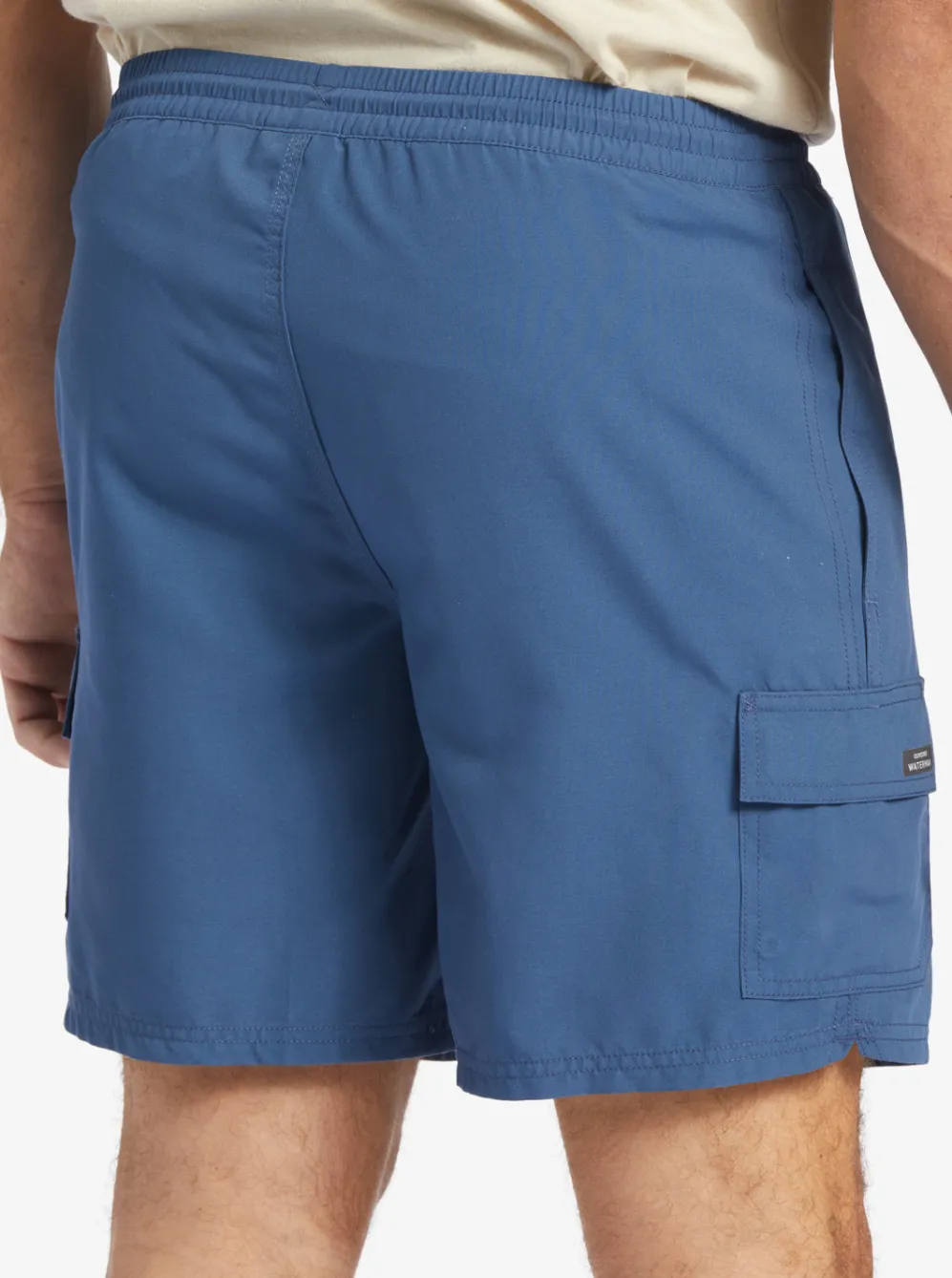 Quiksilver Elastic Waist|Waterman Balance 18" Volleys Ensign Blue Heather