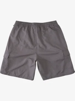 Quiksilver Elastic Waist|Waterman Balance 18" Volleys Dark Grey Heather