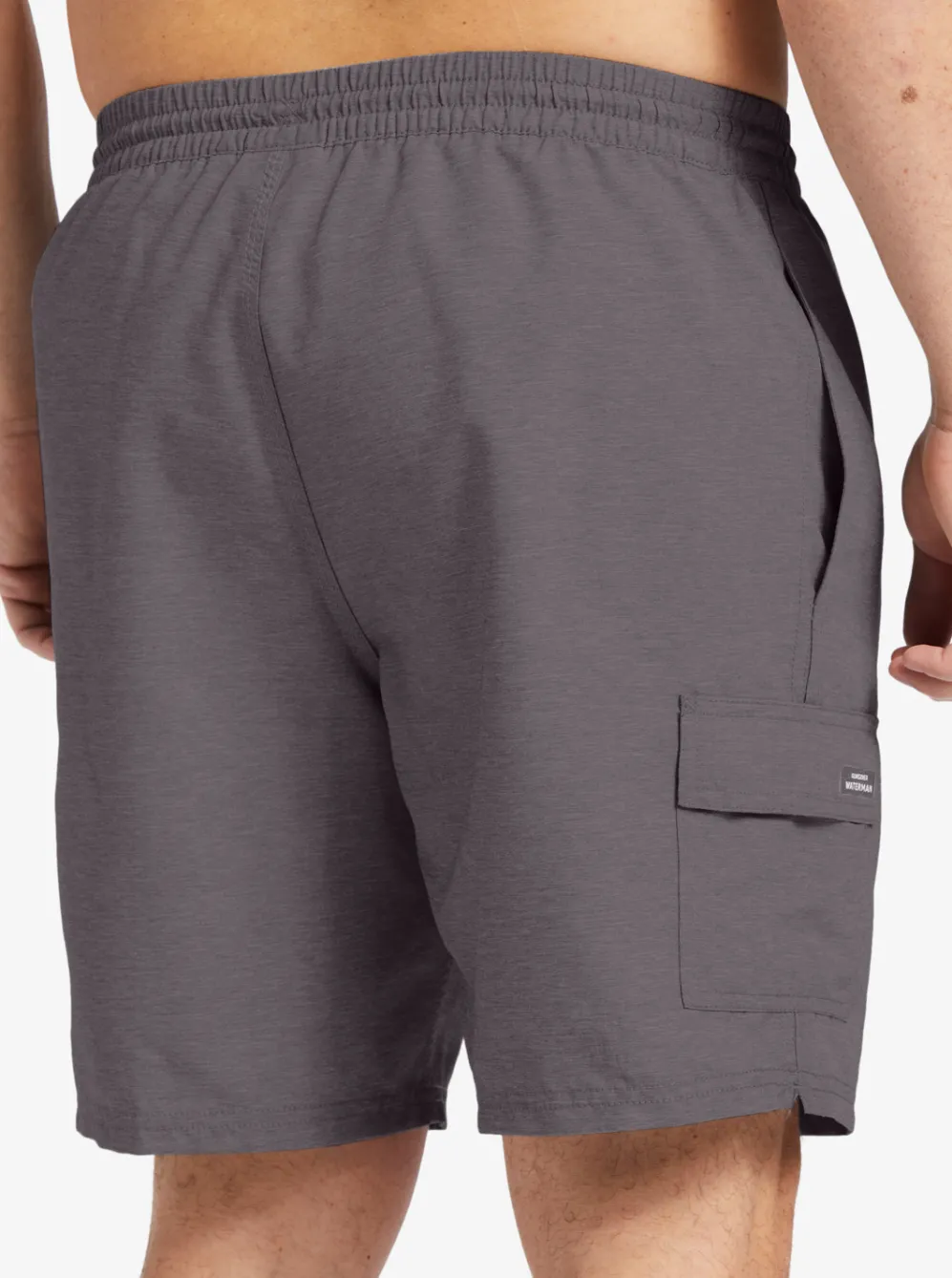 Quiksilver Elastic Waist|Waterman Balance 18" Volleys Dark Grey Heather