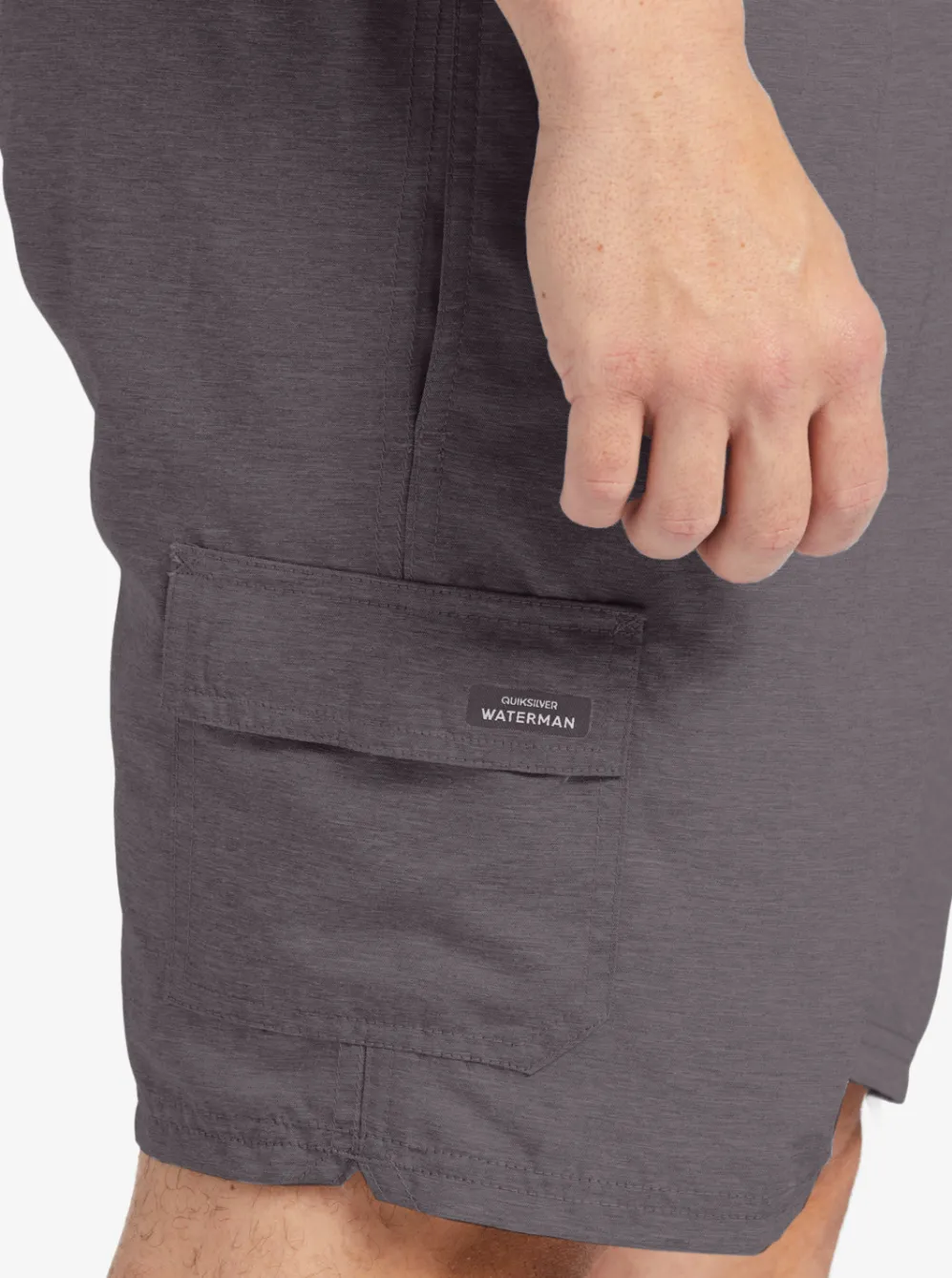 Quiksilver Elastic Waist|Waterman Balance 18" Volleys Dark Grey Heather