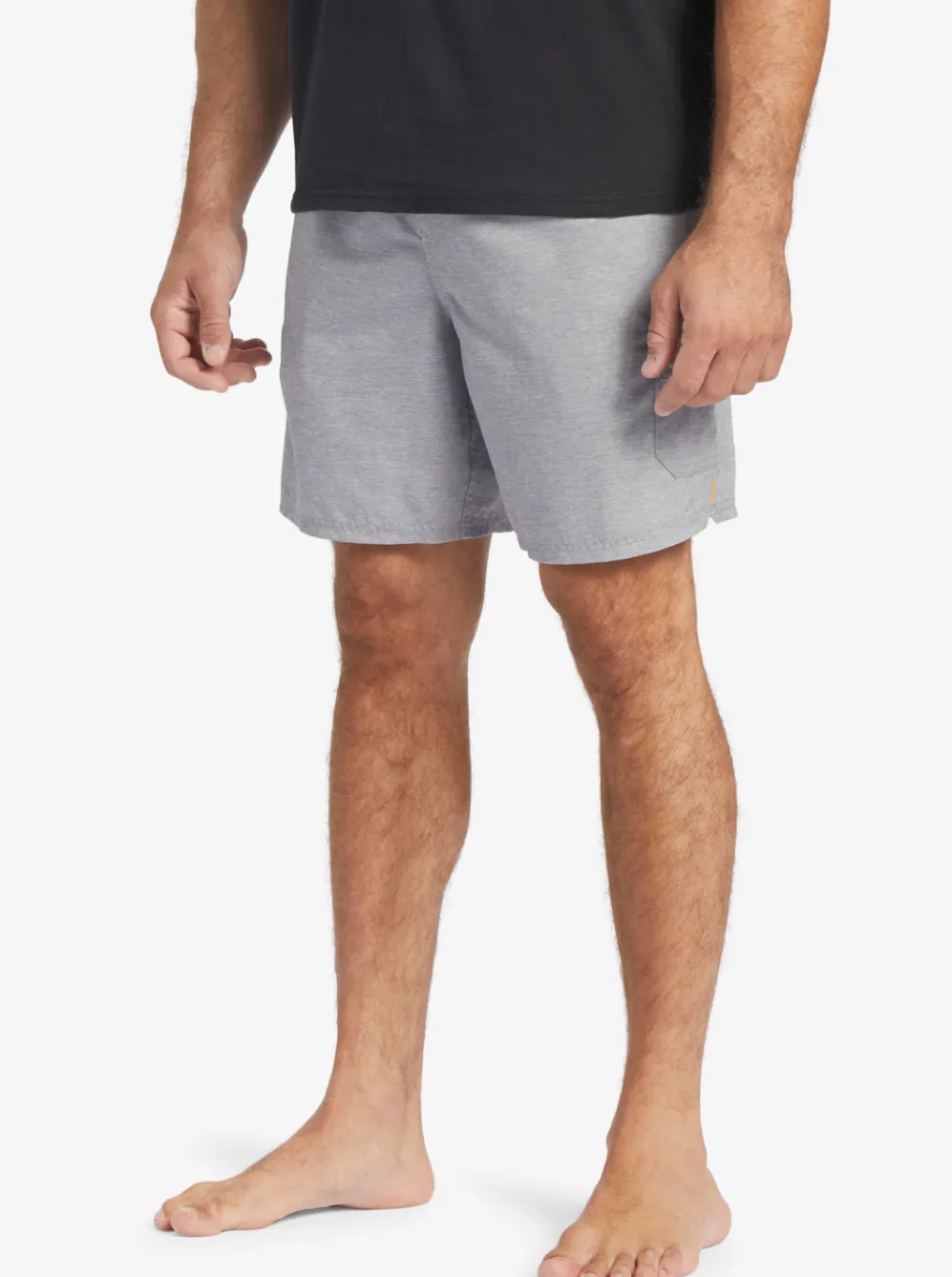 Quiksilver Elastic Waist|Waterman Balance 18" Volleys Heather Grey
