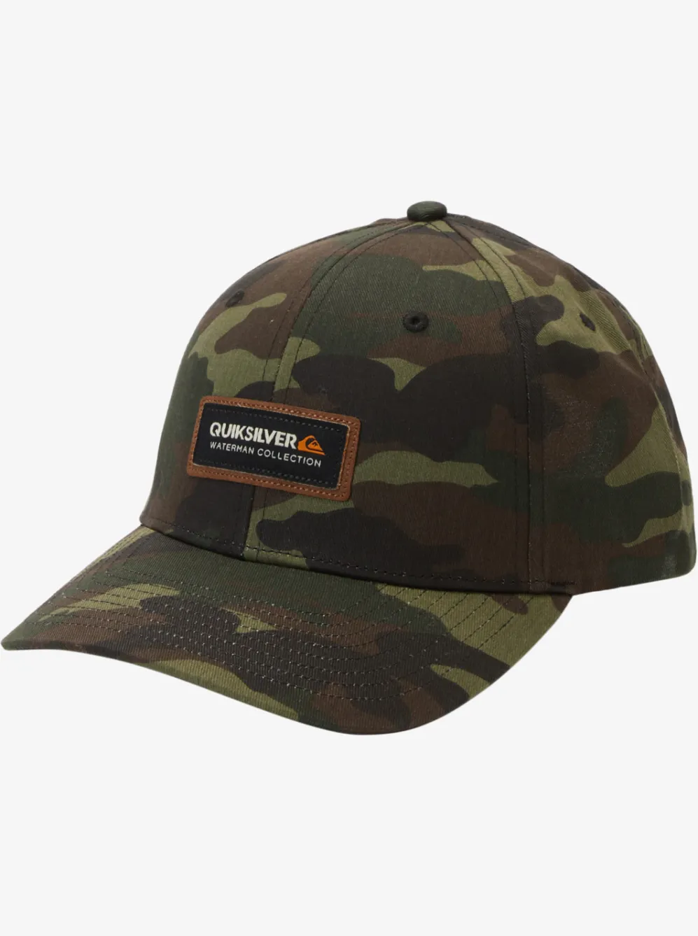 Quiksilver Hats|Waterman Bar Manager Snapback Hat Woodland Camo
