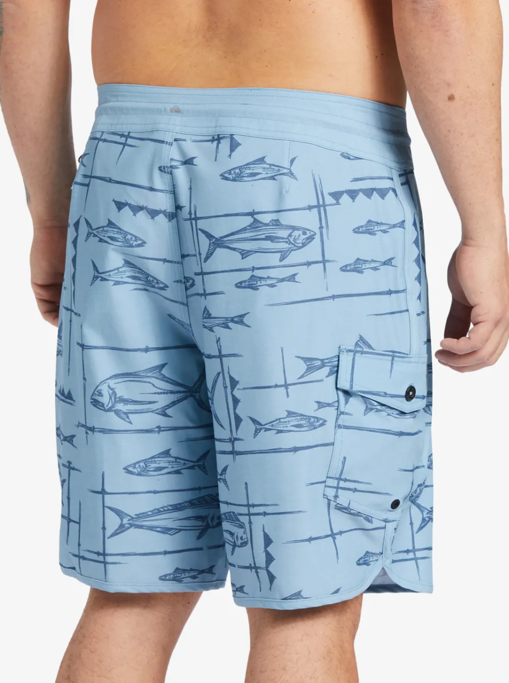 Quiksilver Shorts & Amphibians|Waterman Bento Box 19" Boardshorts Bento Dusk Blue