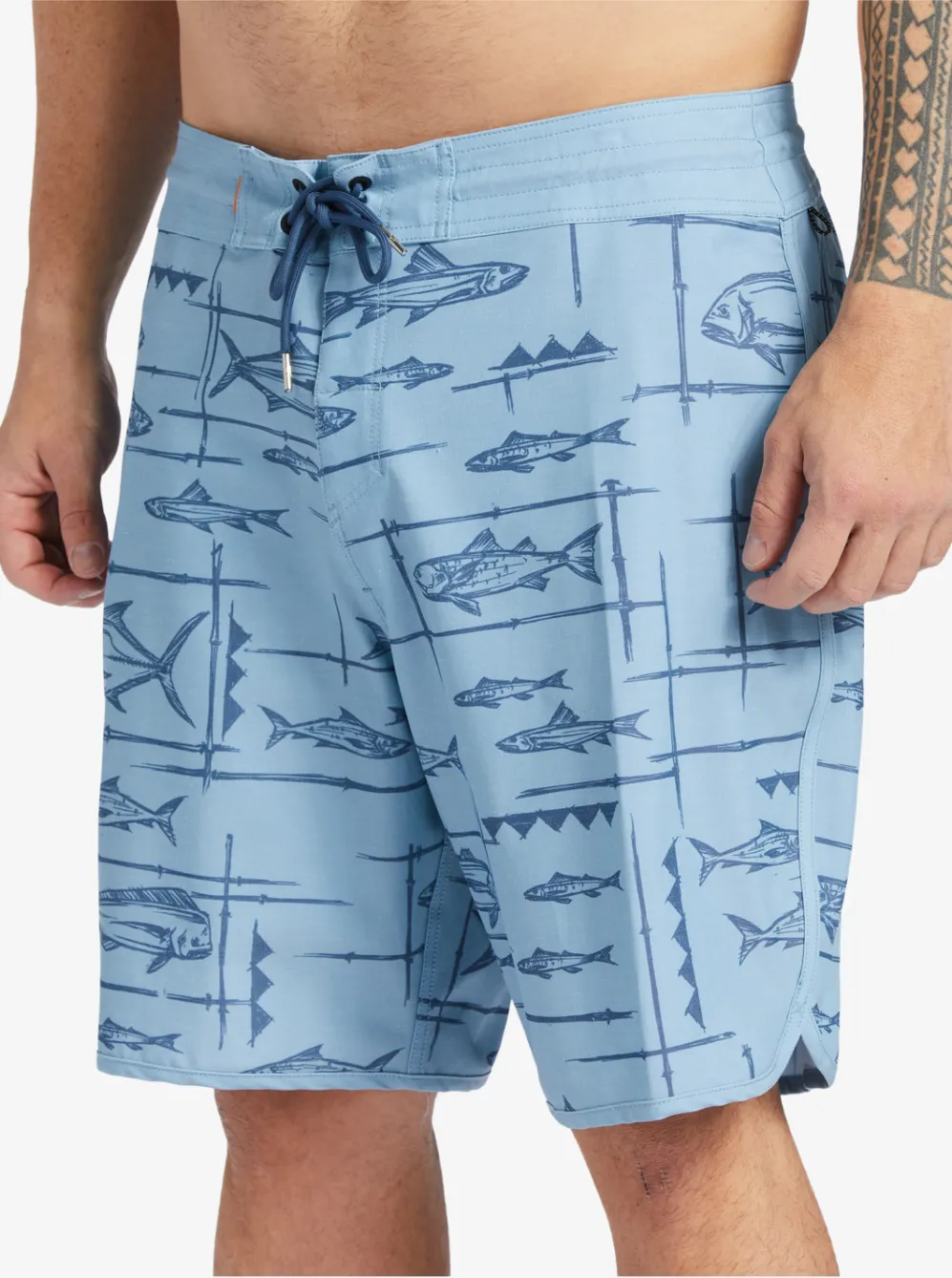 Quiksilver Shorts & Amphibians|Waterman Bento Box 19" Boardshorts Bento Dusk Blue