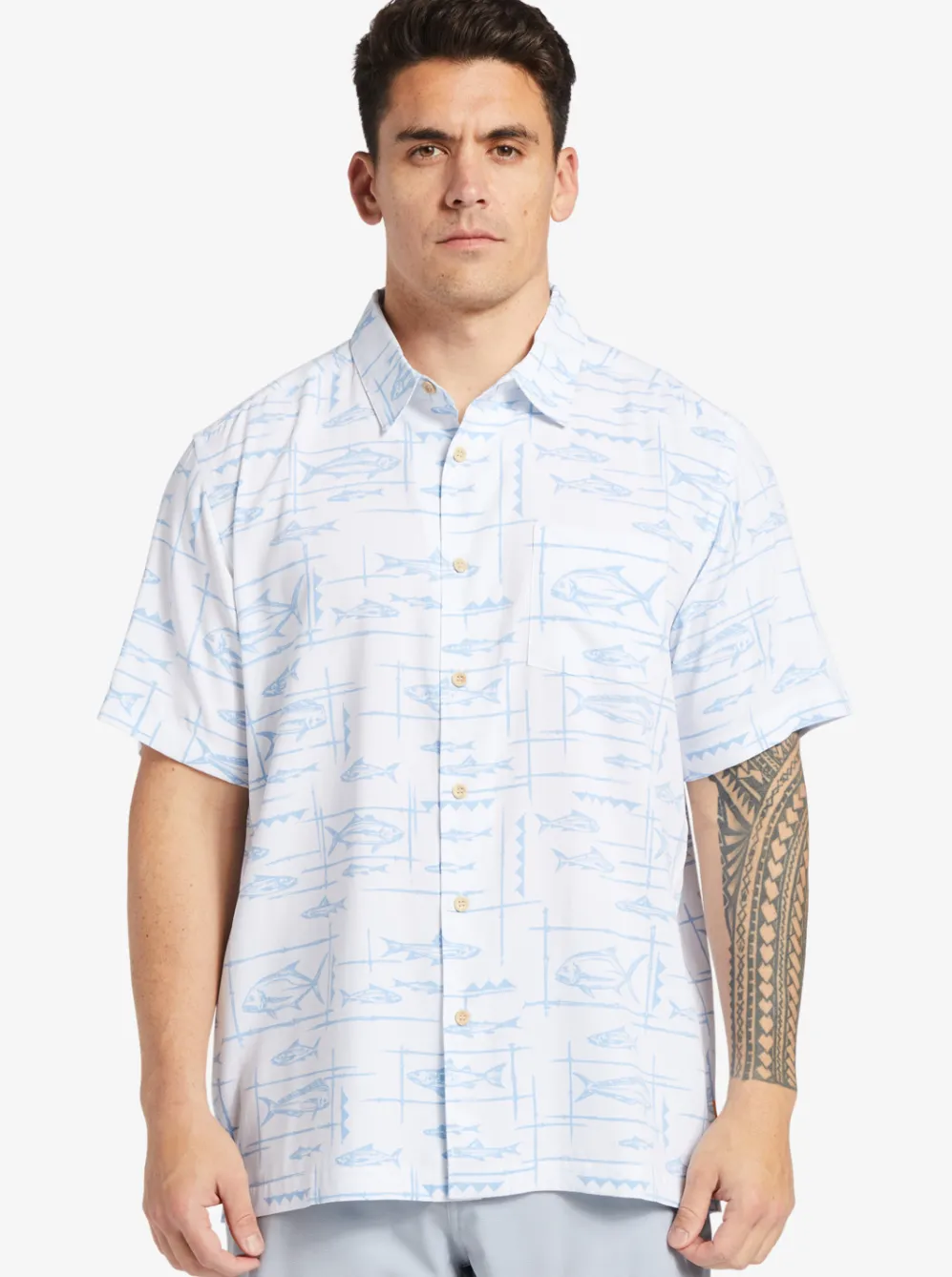 Quiksilver Shirts & Polos|Waterman Bento Woven Shirt Bento White