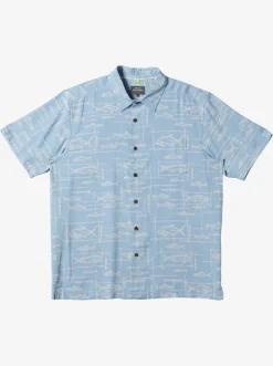 Quiksilver Shirts & Polos|Waterman Bento Woven Shirt Bento Dusk Blue