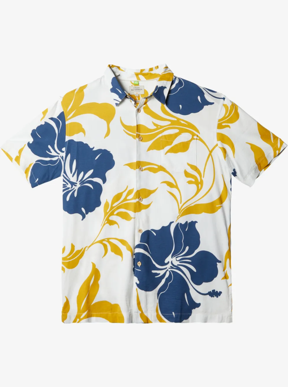 Quiksilver Shirts & Polos|Waterman Big Charmer Short Sleeve Shirt Antique White Big Charmer