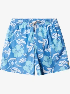 Quiksilver Elastic Waist|Waterman Big Charmer Volleys Directoire Blue Vly Big Charm