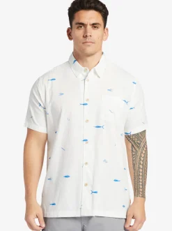 Quiksilver Shirts & Polos|Waterman Big Pond Woven Shirt Big Pond White