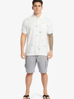 Quiksilver Shirts & Polos|Waterman Big Pond Woven Shirt Big Pond White
