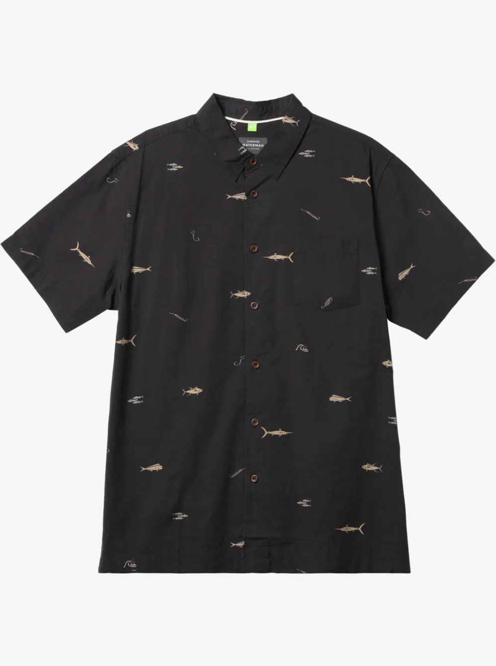 Quiksilver Shirts & Polos|Waterman Big Pond Woven Shirt Big Pond Tarmac