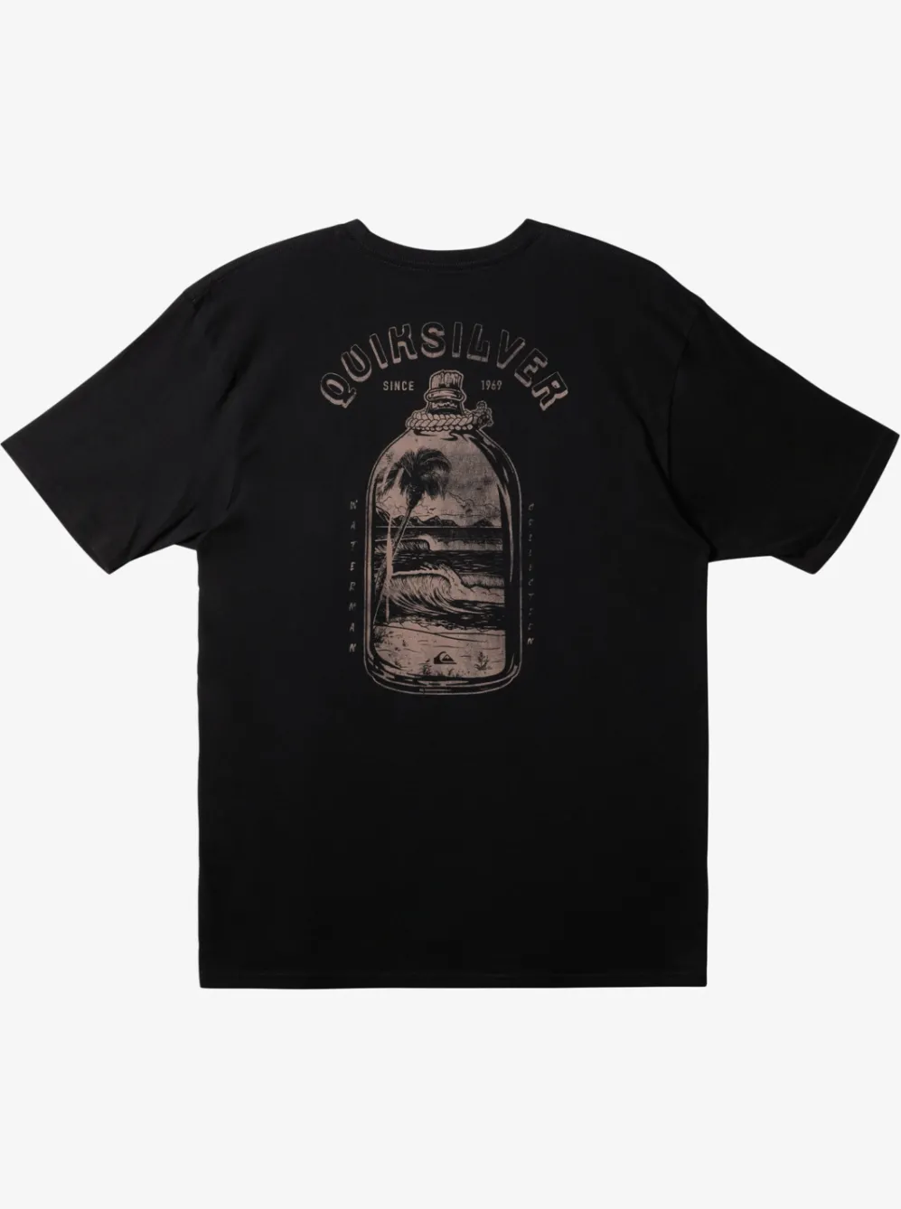 Quiksilver Tees|Waterman Bottled Up T-Shirt Black