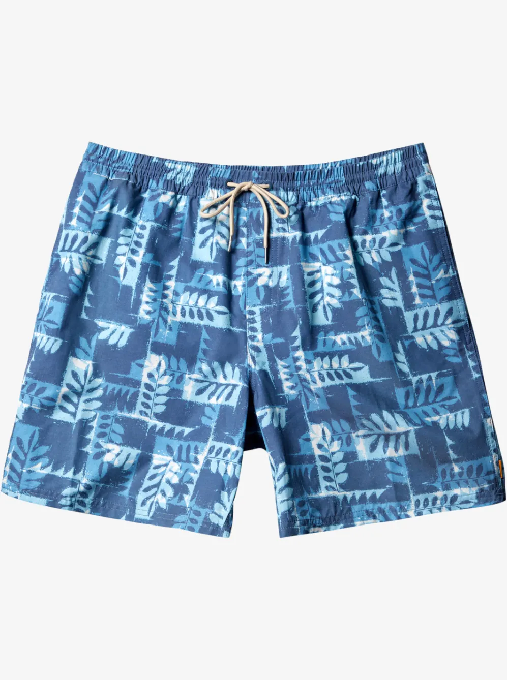 Quiksilver Elastic Waist|Waterman Canoes Reef 17" Volleys Ensign Blue Canoe