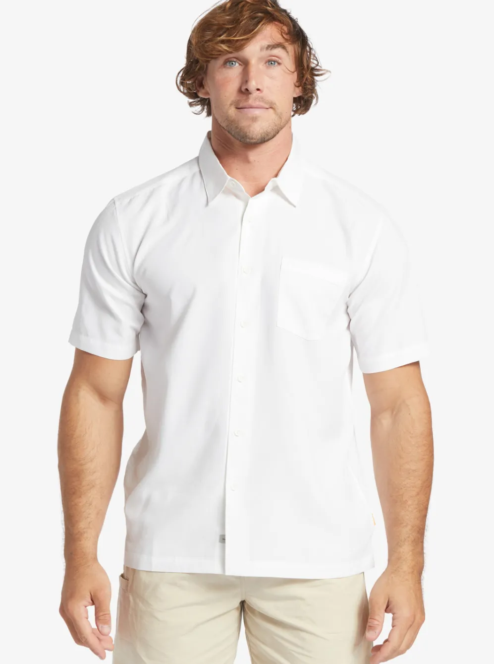Quiksilver Shirts & Polos|Waterman Centinela Premium Anti-Wrinkle Shirt White Centinella