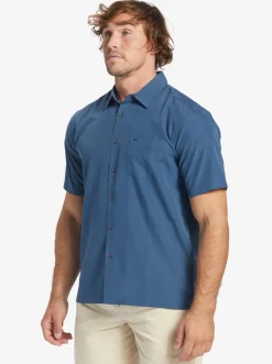 Quiksilver Shirts & Polos|Waterman Centinela Premium Anti-Wrinkle Shirt Midnight Navy Centinella