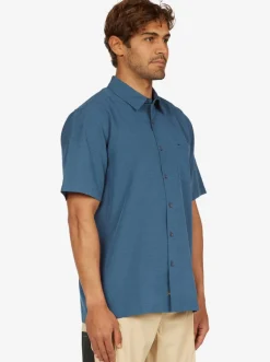 Quiksilver Shirts & Polos|Waterman Centinela Premium Anti-Wrinkle Shirt Midnight Navy Centinella