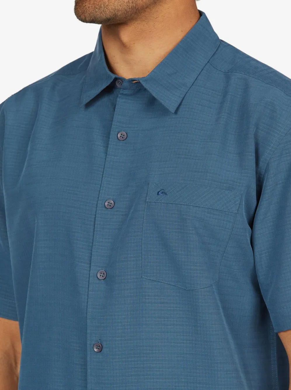 Quiksilver Shirts & Polos|Waterman Centinela Premium Anti-Wrinkle Shirt Midnight Navy Centinella
