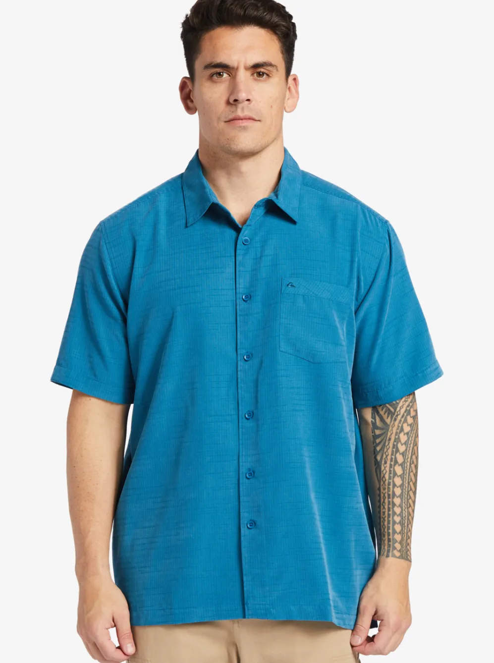Quiksilver Shirts & Polos|Waterman Centinela Premium Anti-Wrinkle Shirt Seaport Centinella