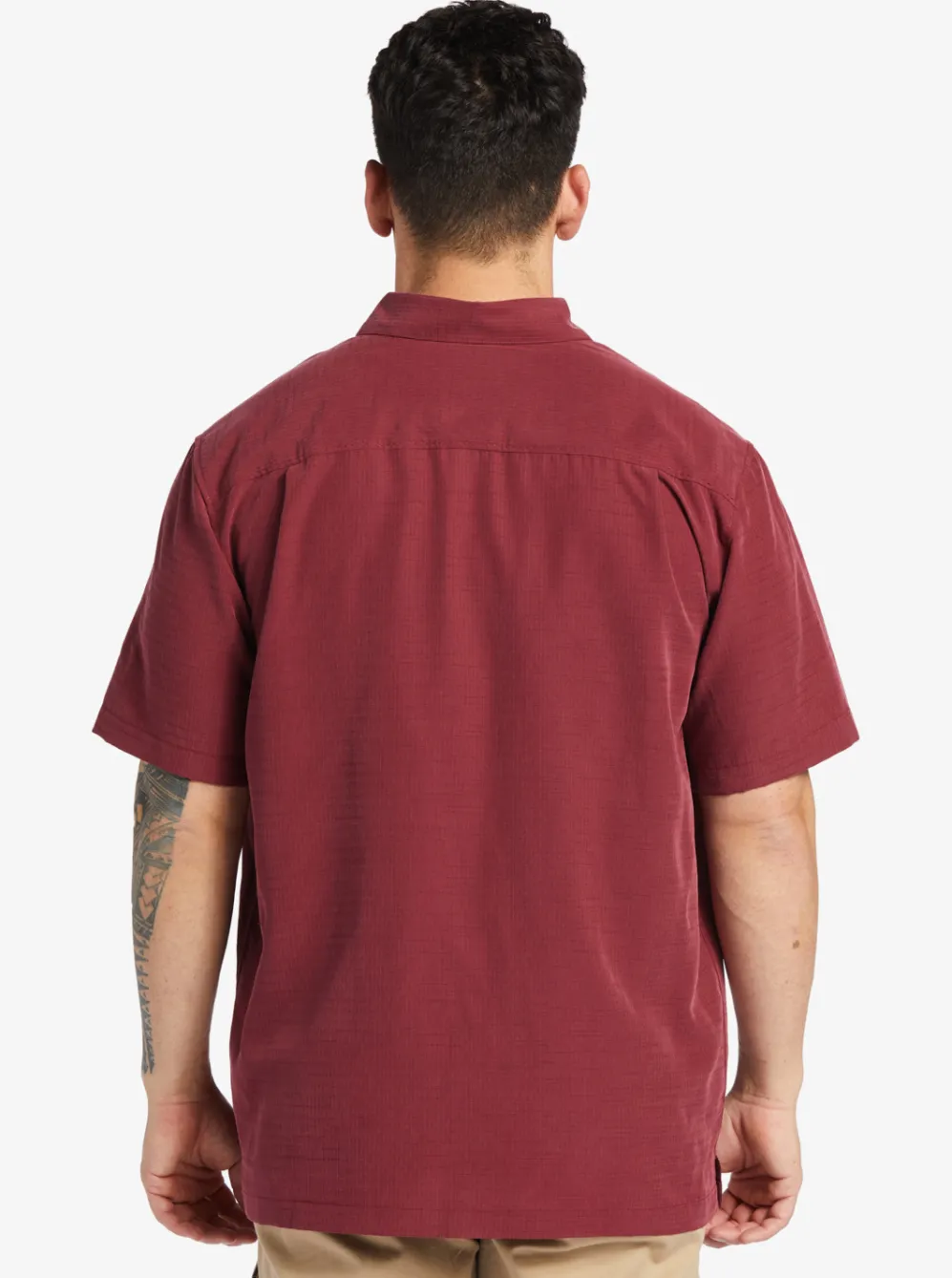 Quiksilver Shirts & Polos|Waterman Centinela Premium Anti-Wrinkle Shirt Ruby Wine Centinela 4