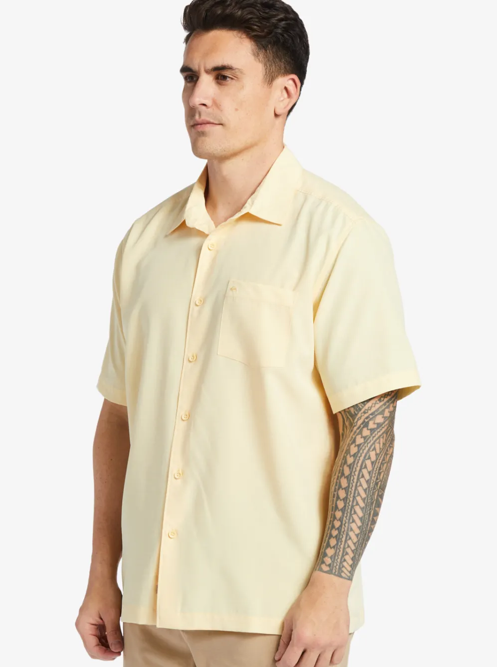 Quiksilver Shirts & Polos|Waterman Centinela Premium Anti-Wrinkle Shirt Double Cream Centinella