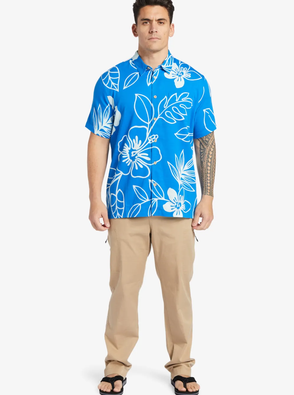 Quiksilver Shirts & Polos|Waterman Cruise Town Woven Shirt Directoire Blue Cruise Town