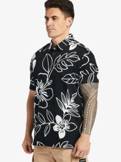Quiksilver Shirts & Polos|Waterman Cruise Town Woven Shirt Black Cruise Town