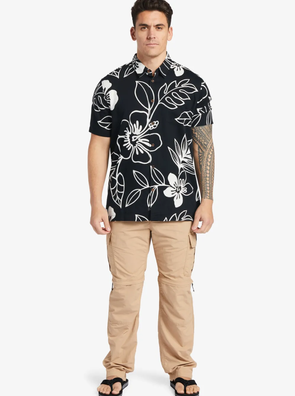 Quiksilver Shirts & Polos|Waterman Cruise Town Woven Shirt Black Cruise Town
