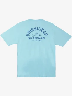 Quiksilver Tees|Waterman Deep Waters Qt-Shirt Gulf Stream