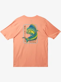 Quiksilver Tees|Waterman Dorado Magic T-Shirt Peach Pink