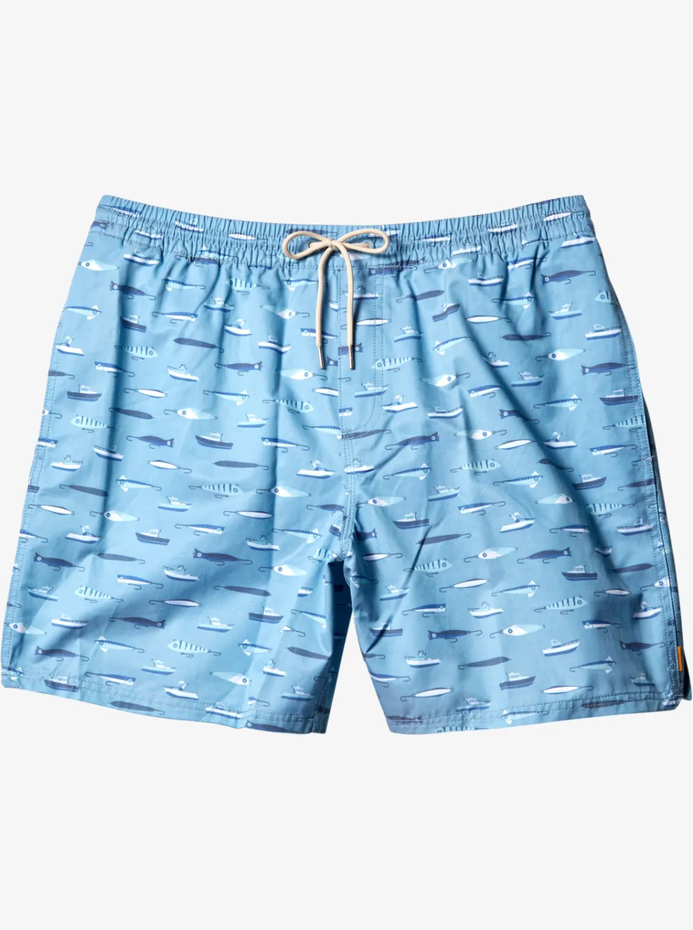 Quiksilver Elastic Waist|Waterman Drag Week 17" Volleys Dusk Blue Drag Week
