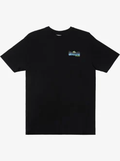 Quiksilver Tees|Waterman Fish Flow Qt-Shirt Black