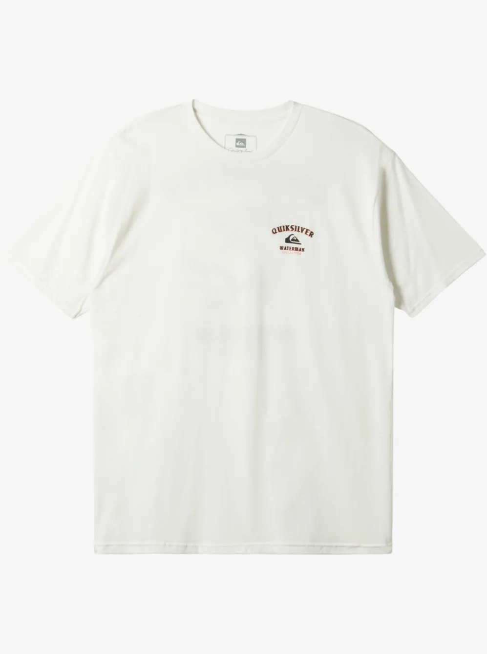 Quiksilver Tees|Waterman Fish On T-Shirt Snow White