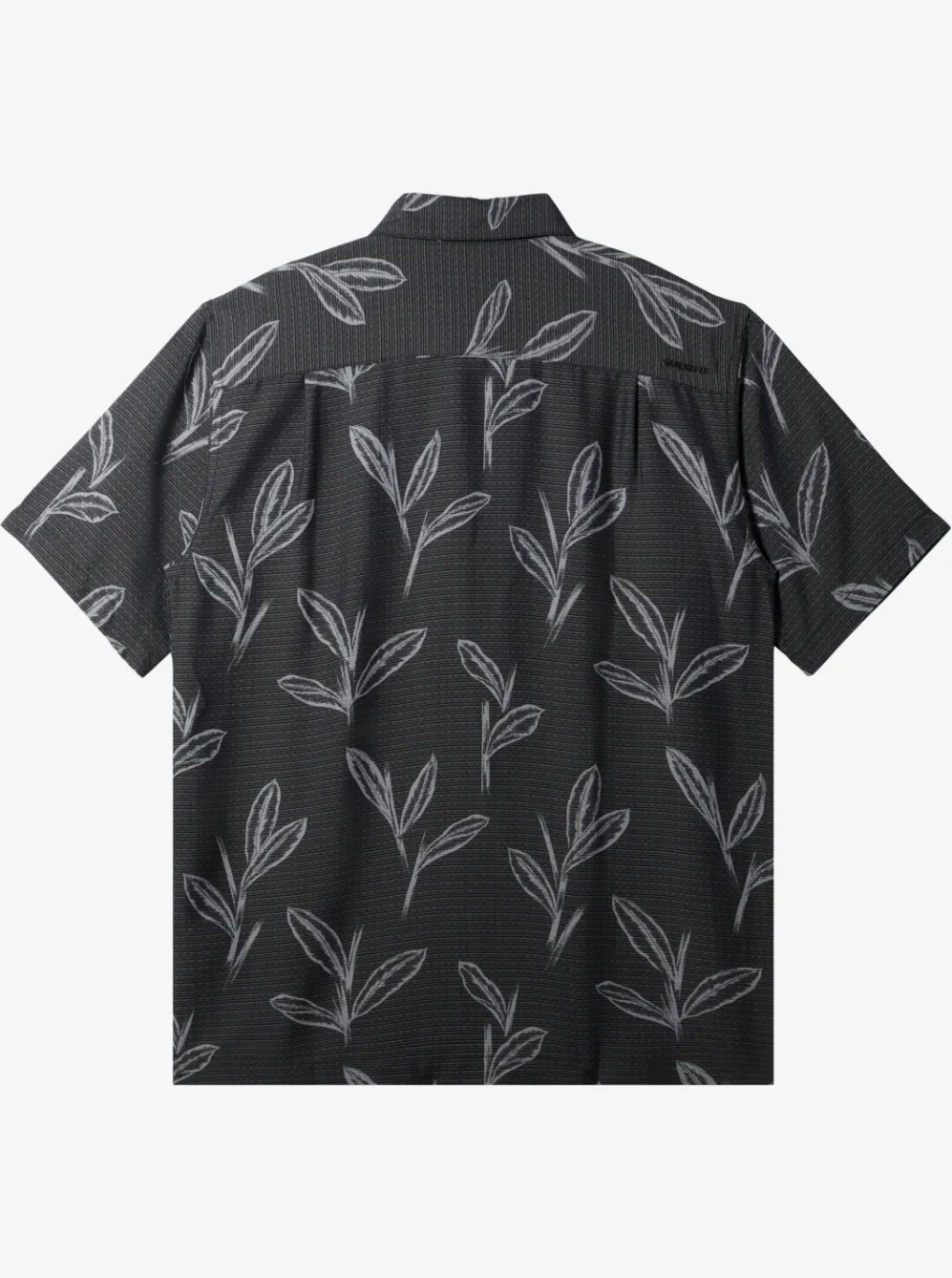 Quiksilver Shirts & Polos|Waterman Ginger Stalks Short Sleeve Shirt Black Ginger Stalks