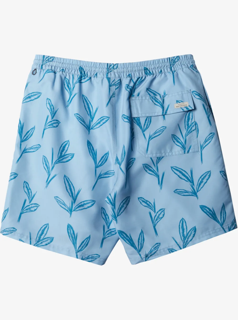 Quiksilver Elastic Waist|Waterman Ginger Stalks Volleys Dusk Blue Vly Ginger Stalks