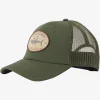 Quiksilver Hats|Waterman Hook Minded Trucker Hat Dusty Olive