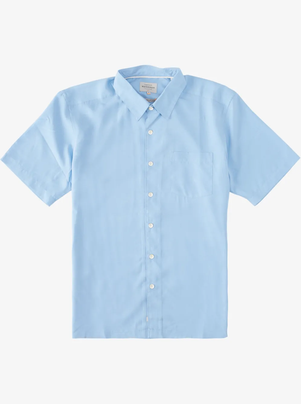 Quiksilver Shirts & Polos|Waterman Kings Cliff Short Sleeve Shirt Dusk Blue Kings Cliff