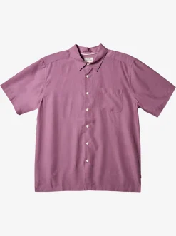 Quiksilver Shirts & Polos|Waterman Kings Cliff Short Sleeve Shirt Mellow Mauve Kingscliff