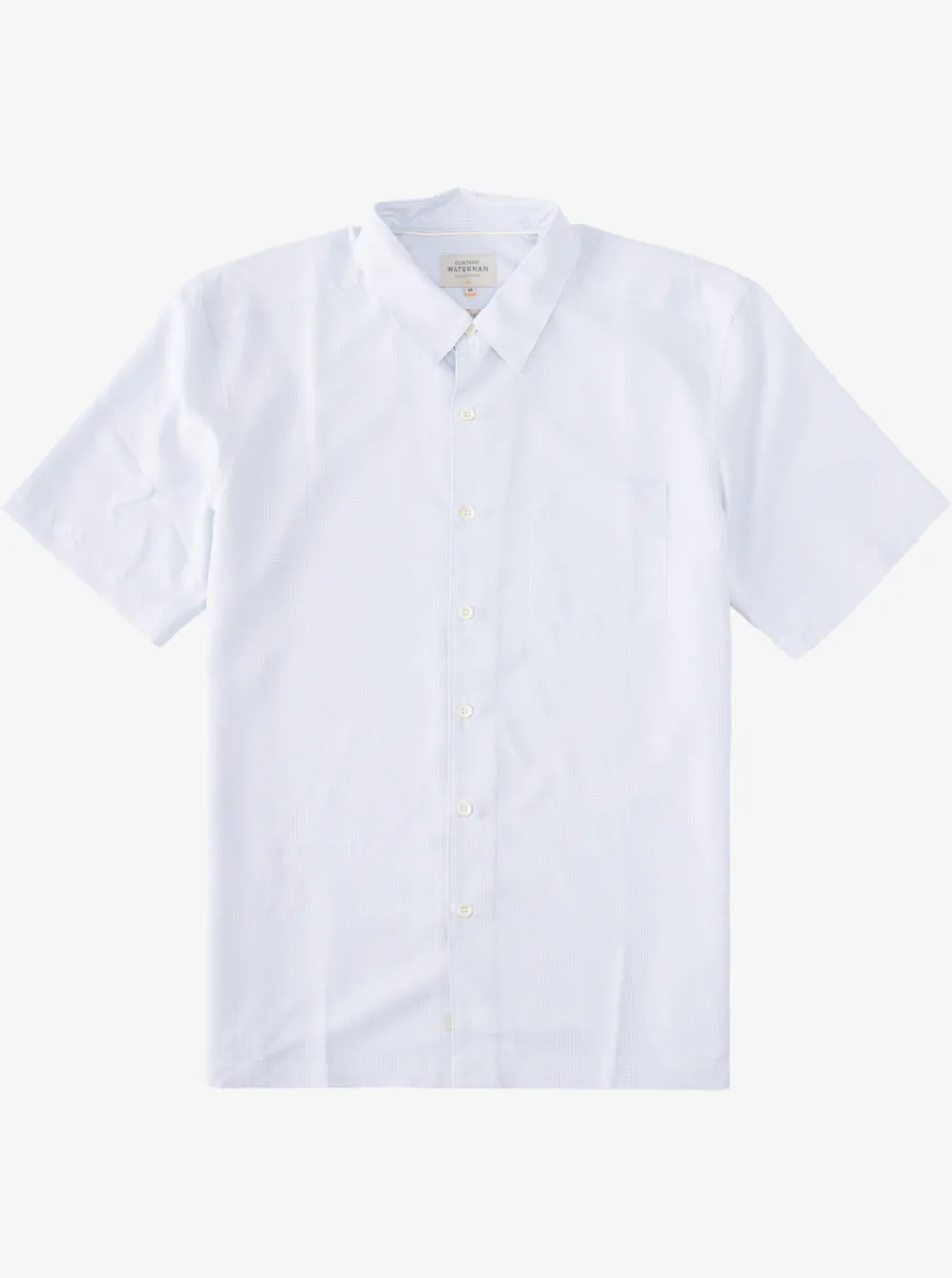 Quiksilver Shirts & Polos|Waterman Kings Cliff Short Sleeve Shirt White Kings Cliff