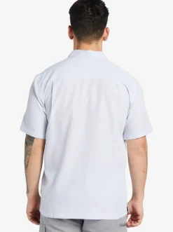 Quiksilver Shirts & Polos|Waterman Kings Cliff Short Sleeve Shirt White Kings Cliff