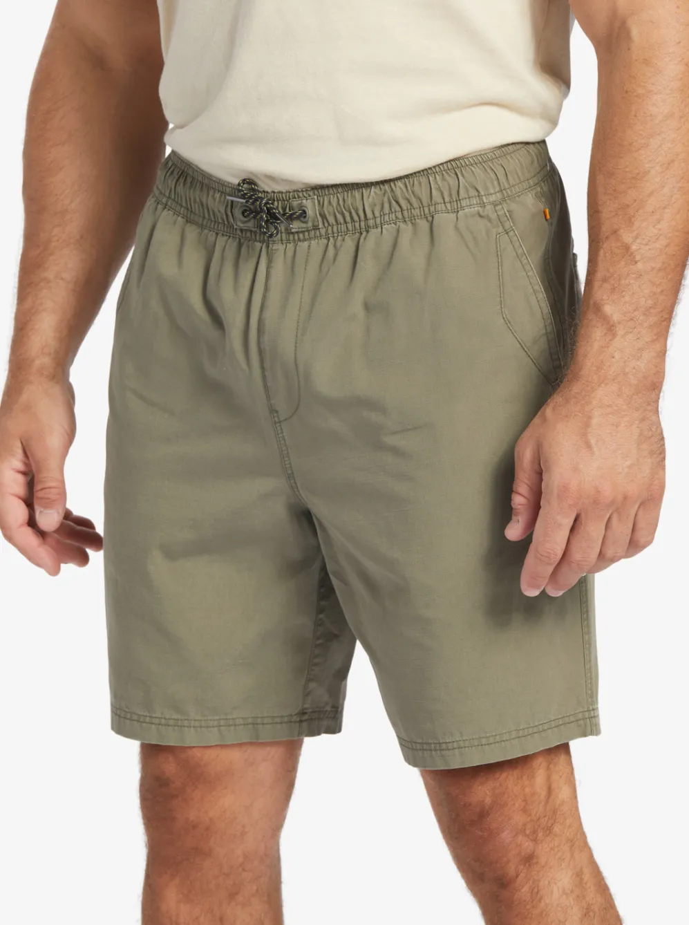 Quiksilver Shorts|Waterman Last Light Elastic Waist 19" Shorts Dusty Olive
